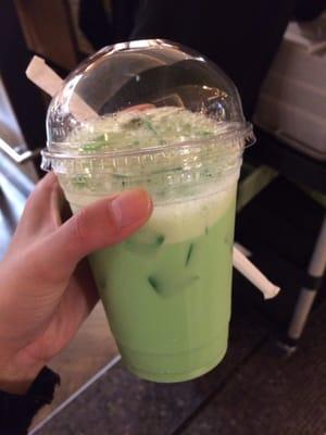 Honeydew milk tea