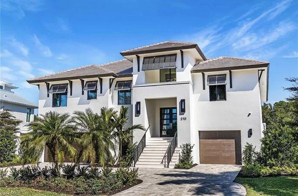 Beautiful new construction home we closed in Barefoot Beach, Naples Florida.