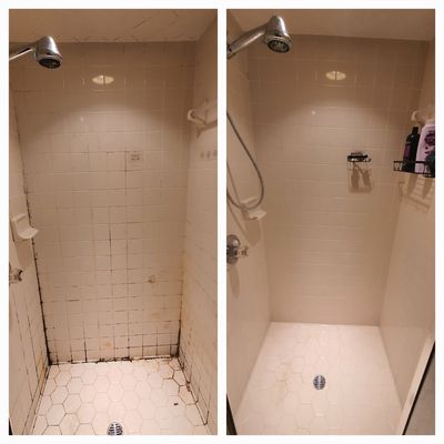 Before and after Mold removal