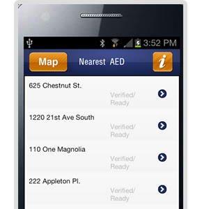 All customer AED installations are geo-located and tagged to the international AED Registry App™ found in the App Store and o...