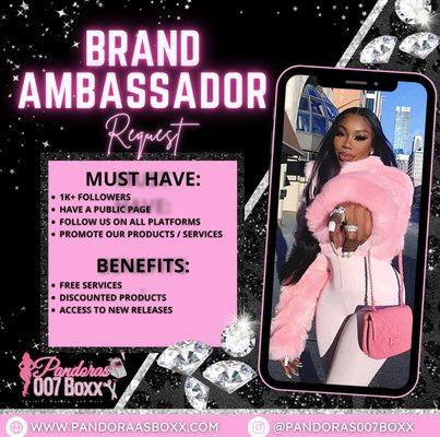 Ambassadors needed!!