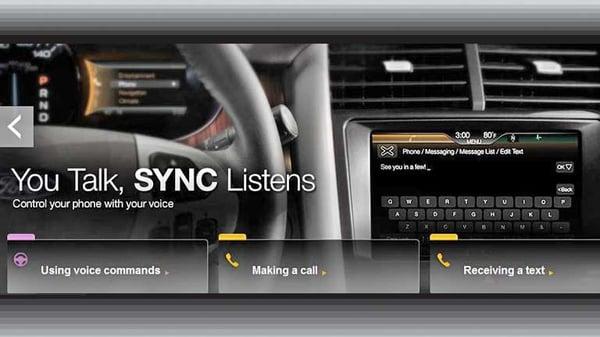 If you ever have questions or need help with SYNC, stop by anyttime for no-charge assistance.