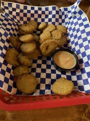 Fried pickles.