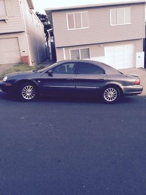 My car is parked at a friends house in Pacifica.