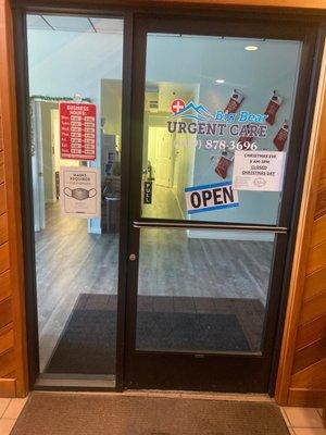 Door is locked so the sign says open and business hours are from 9 to 5 7 days a week but the doors locked at 3:03 and no one inside