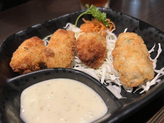 Fried Oysters Appetizer