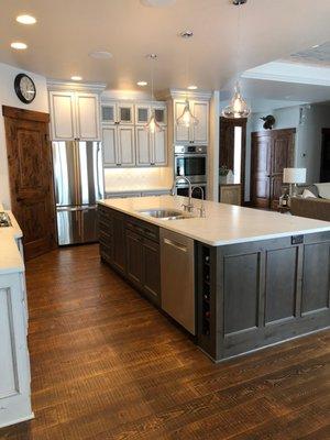 Semi-custom cabinets done by us!