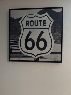 On rt 66 everything has pictures!!!