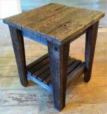 Custom barn wood table