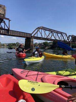 Kayaks mount up!