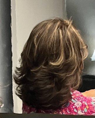 Love my new hairdo. Thanks Pam!