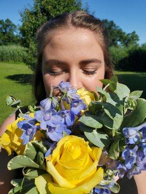 Thank you Yellow Daffodil for my daughter and her dates beautiful prom flowers!