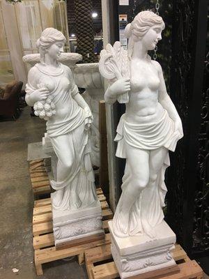 Hand carved Marble Statues