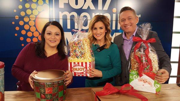 Thank you Fox 17 for inviting us to be featured of your station!