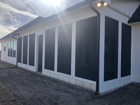 Enclosed porch