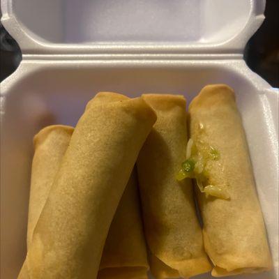 Vegetable vegetarian spring rolls