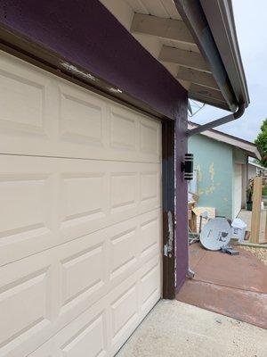 Garage door before