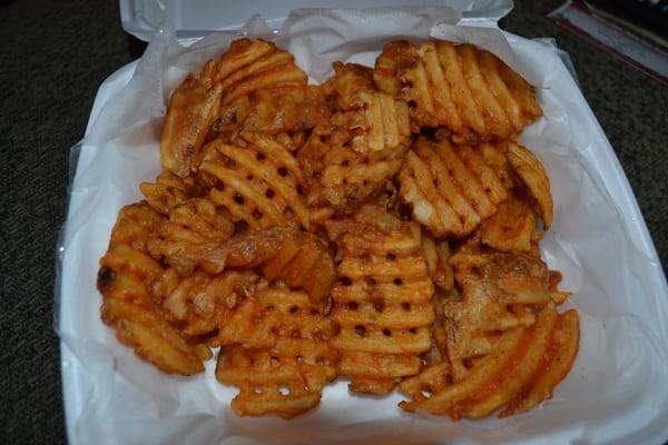 Waffle fries