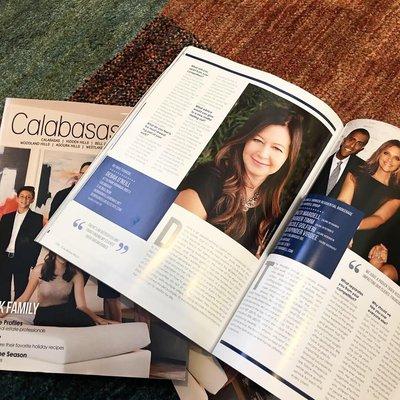 Featured in Calabsas Style Magazine as a Exceptional Agent