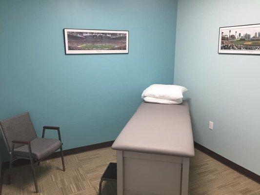 Private treatment rooms