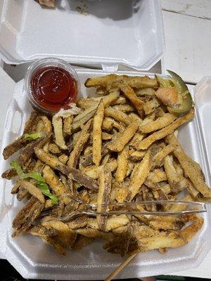 Box full of fries