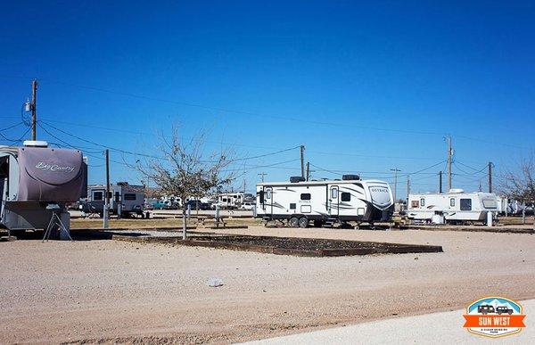 70' Back-in RV Spots