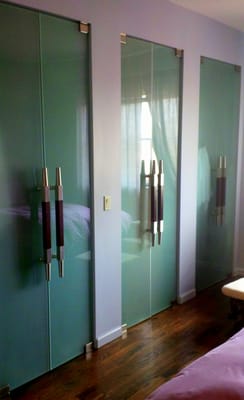 Custom closet doors