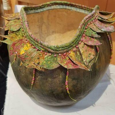 Marta Burckley - Gourd Art