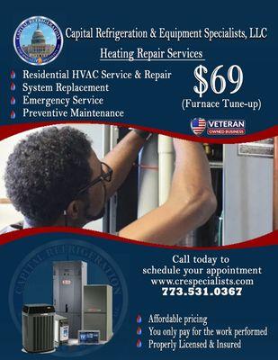 Heating & Cooling Service.