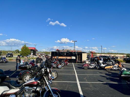 Bikers enjoy a good Cigar