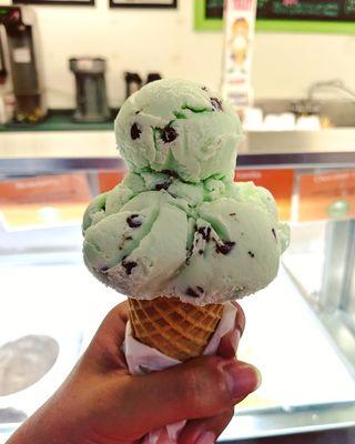 Mint single scoop!