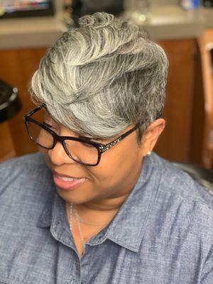 Short and sassy cut