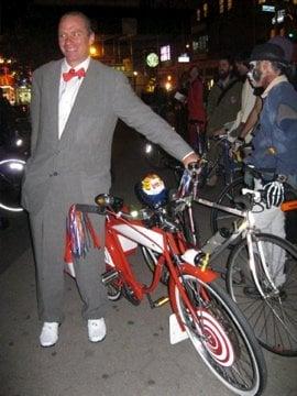 On the Halloween Ride, there were bikes decorated as all sorts of things...