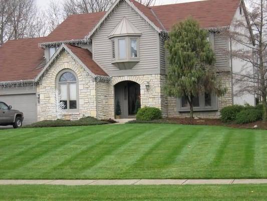 Landscape and lawn maintenance.