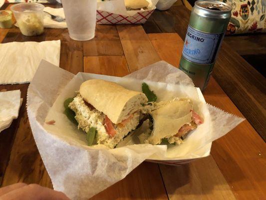 Chicken Salad sandwich, all homemade and delicious!