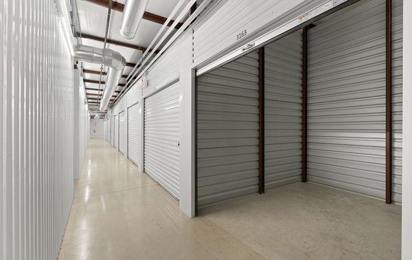 Indoor, clean, bright, and secure storage units