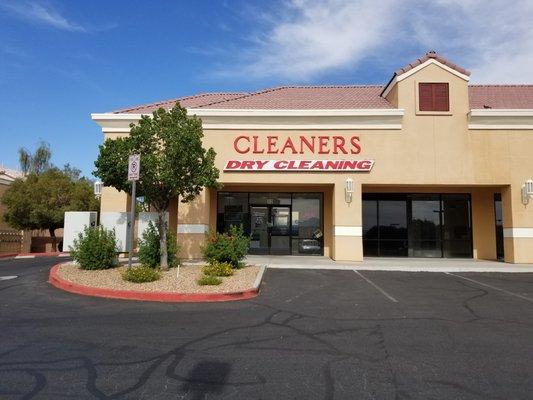 Front of cleaners