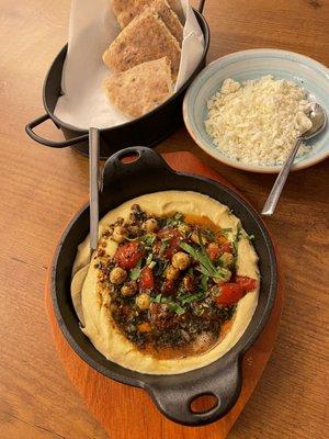 Warm hummus - so delicious