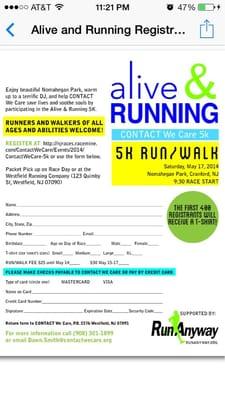 Contact We Care 5K Run/Walk