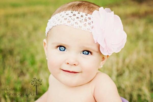 Beautiful custom made baby headbands and accessories