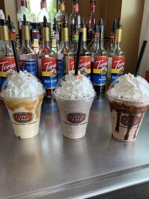 Milkshakes made with ice cream!