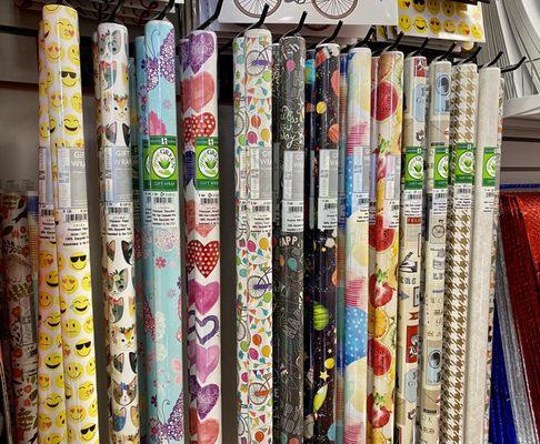 Gift Wrap Section