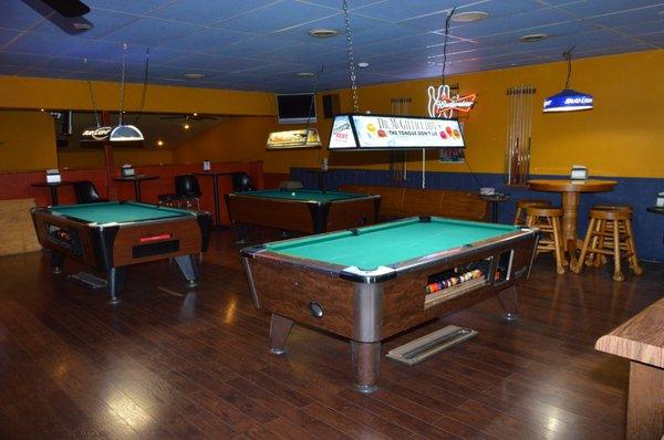 Lud's Pub offers three Pool Tables