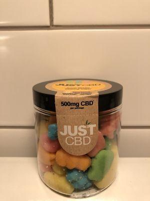 Sour gummies are not sour at all but they sure taste good and do the trick!