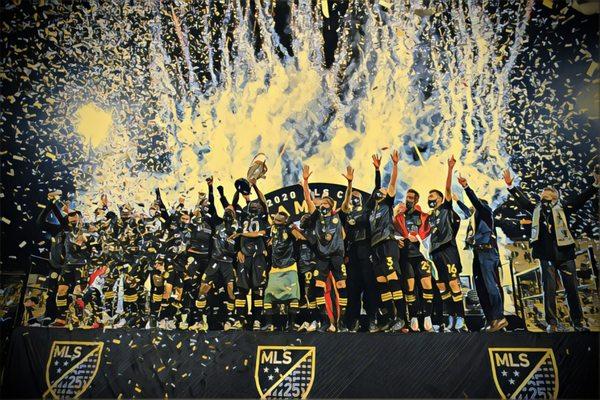 2020 MLS Cup champions, Columbus Crew SC.