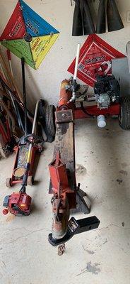 Hydraulic log splitter