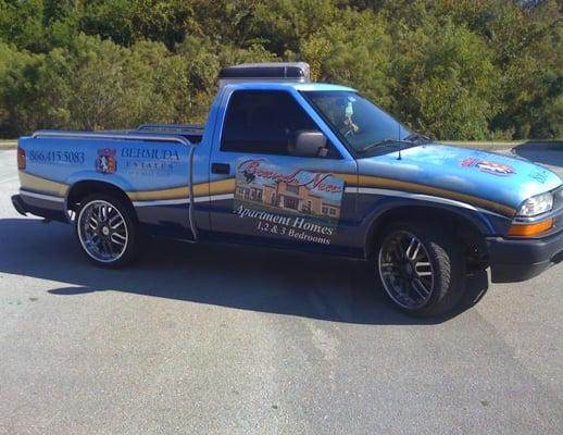 Vehicle Wrap Signage Example