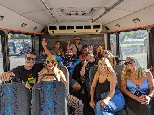 Offering Party bus rental services. Ogden to park city. Let us pick you and your friends up for a concert or a birthday party.