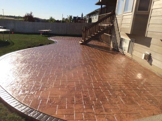 Stamped Concrete Patio