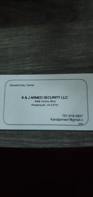 K & J Armed Security